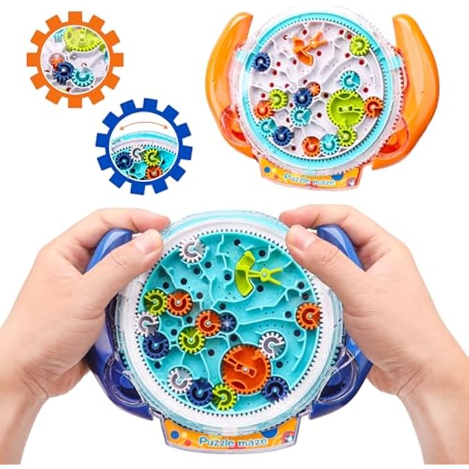 PUZZLES FOR KIDS 3-8, 3D MAZE PUZZLE FOR KIDS, BRAIN TEASERS GRAVITY BALL GAME MAZE BALL PUZZLE TOY GIFTS FOR KIDS TEENS ADULTS - Image 1